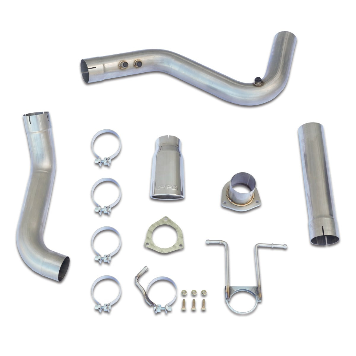 PPE 2007-2019 GM 6.6L Duramax 304 Stainless Steel Cat Back Performance Exhaust System with Polished Tip