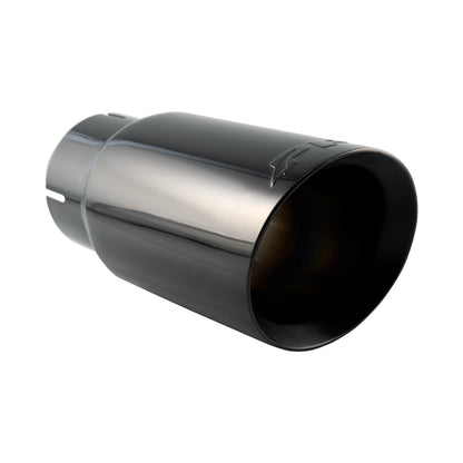 PPE 4-Inch To 5-Inch 304 Stainless Steel Exhaust Tip Black TiCN