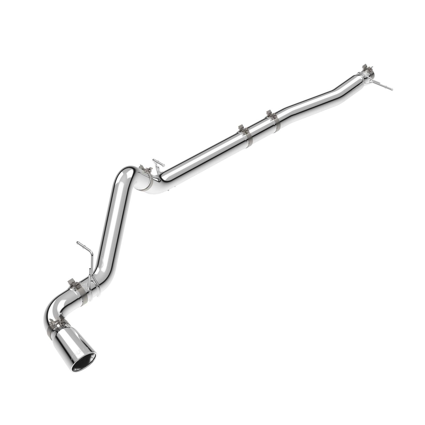 PPE 23-25 GM 3.0L Duramax 304 Stainless Steel DPF-Back Performance Exhaust Kit - Single Exit Polished Pipe Polished Tip