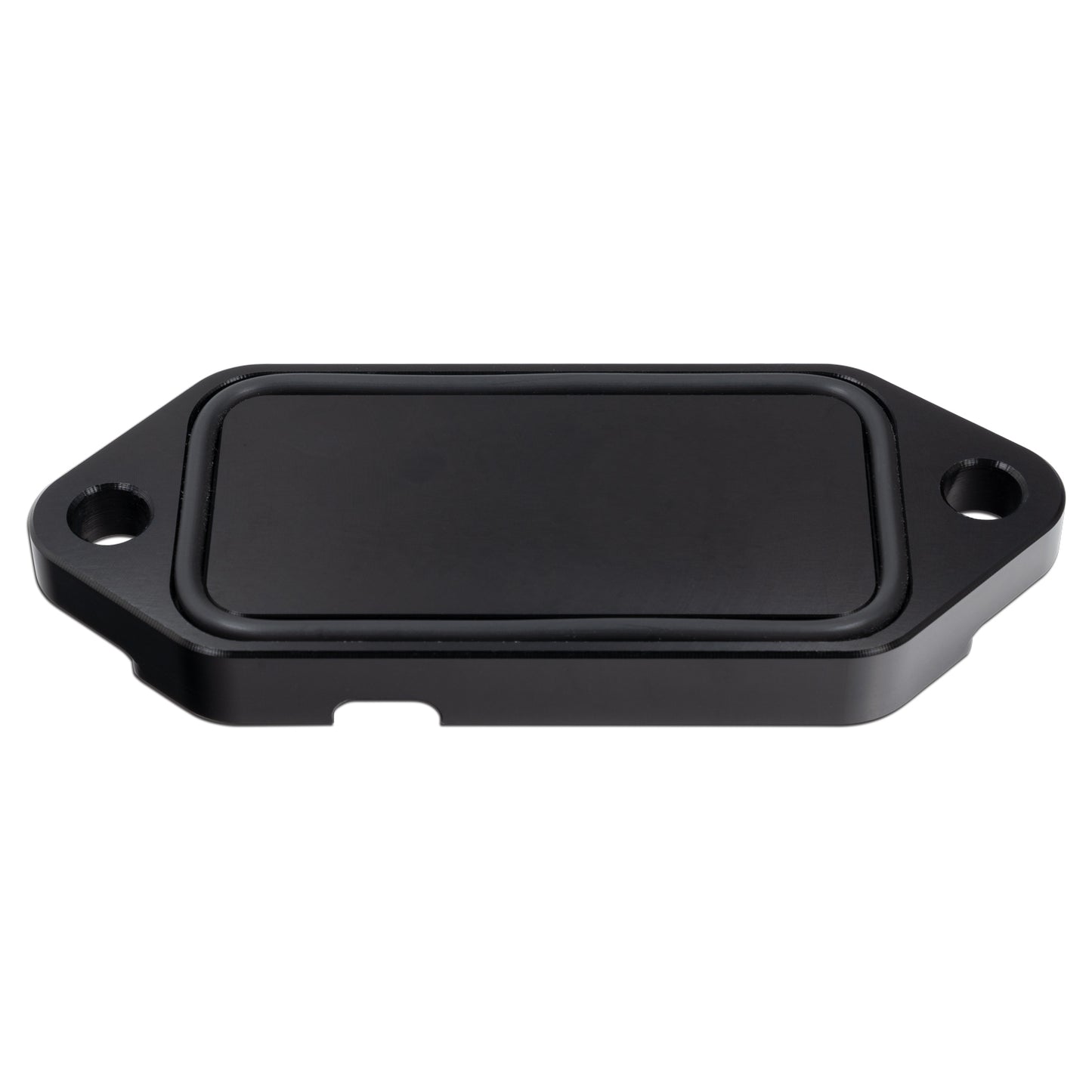 PPE 2001-2020 GM 6.6L Duramax Coolant Block-Off Plate - Billet Aluminum - Black