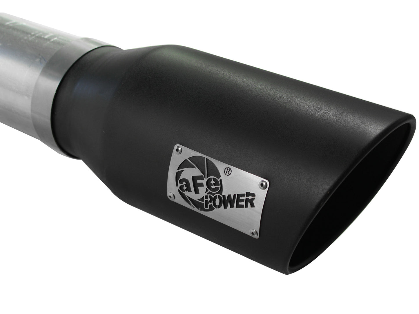 aFe ATLAS 5 IN Aluminized Steel DPF-Back Exhaust System w/Black Tip - Chevy/GMC 2011-2016 6.6L