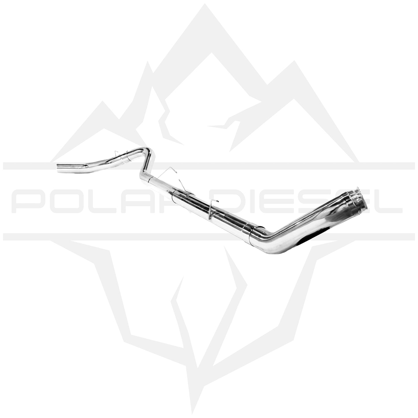 Polar 2010-2018 Cummins 6.7L 304SS 5" Polished Exhaust