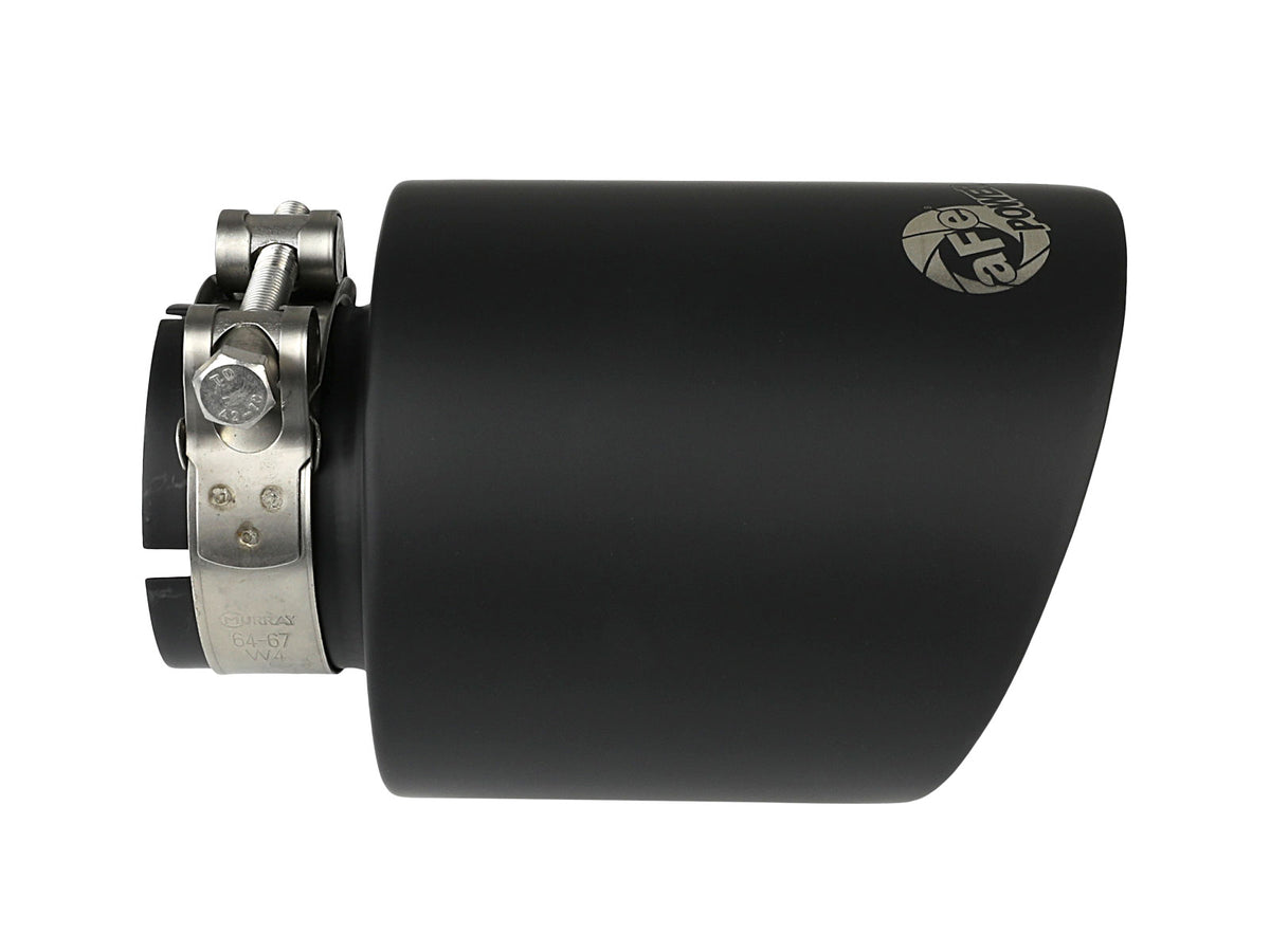 aFe MACH Force-Xp 304 Stainless Steel Clamp-on Exhaust Tip Black Velvet