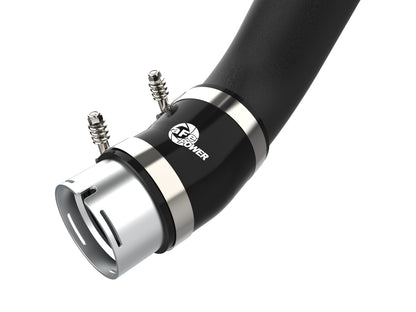 aFe BladeRunner 3 IN Aluminum Hot and Cold Charge Pipe Kit Black - Chevy/GMC 2020-2023 6.6L