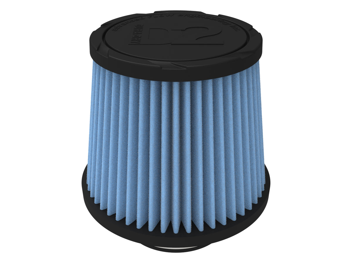 aFe Universal Clamp-On Air Filter w/ D2 Dura-Dry Media - 21-30016V