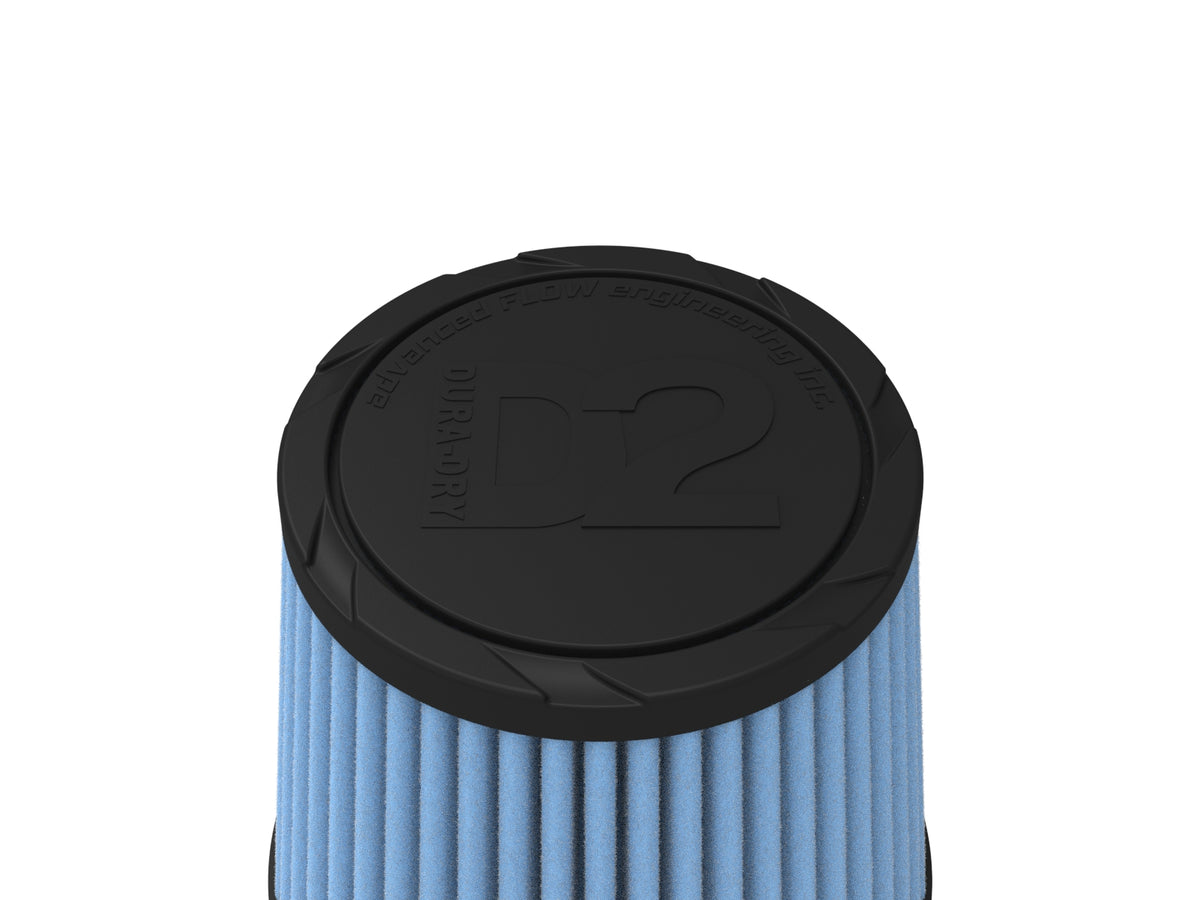 aFe Magnum FORCE Intake Replacement Air Filter w/ D2 Dura Dry Media - Flange Inside Diameter 3 in, Height 5.50 in