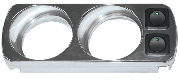 PPE 2G OH Gauge Mount Brushed W/ Switch