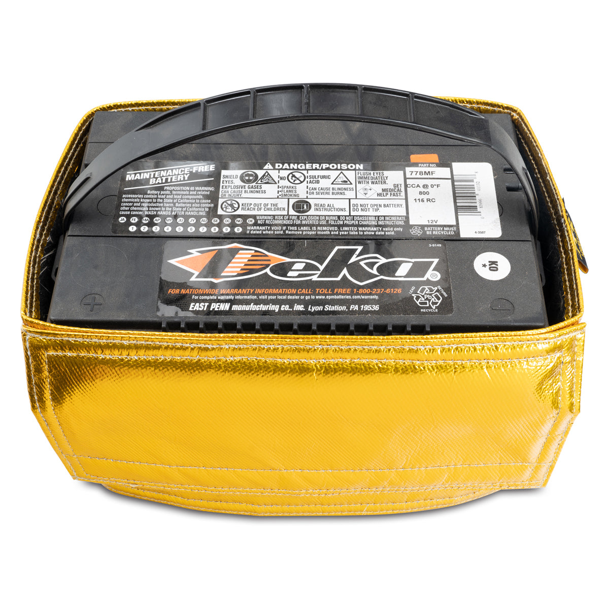 PPE Heat Shield Battery Side Post Gold - Duramax