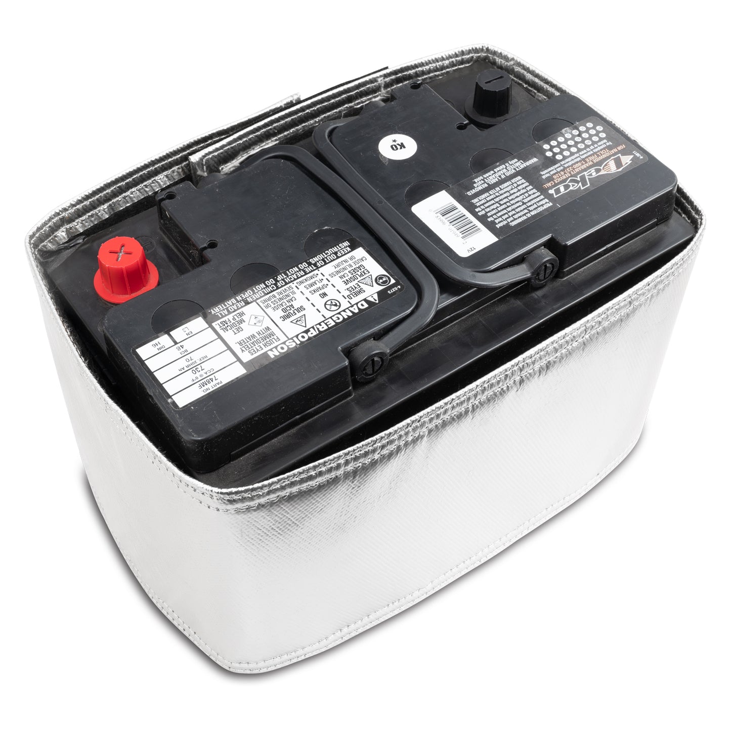 PPE Heat Shield Battery Top Post Silver