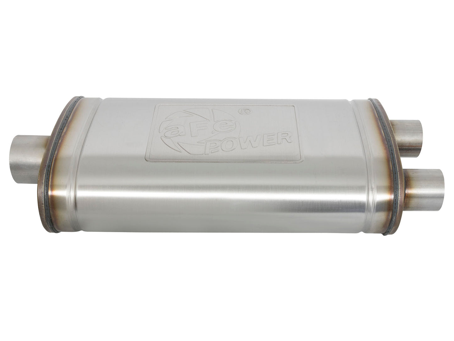 aFe MACH Force-Xp 409 Stainless Steel Pass-Through Muffler - 49M00014