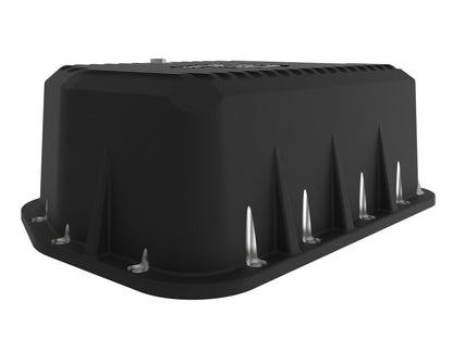 aFe Pro Series Transmission Pan Black w/ Machined Fins - Dodge 1994-2007 5.9L