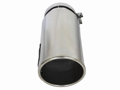 aFe MACH Force-Xp 304 Stainless Steel Intercooled Clamp-on Exhaust Tip Polished - 49T50601-P161
