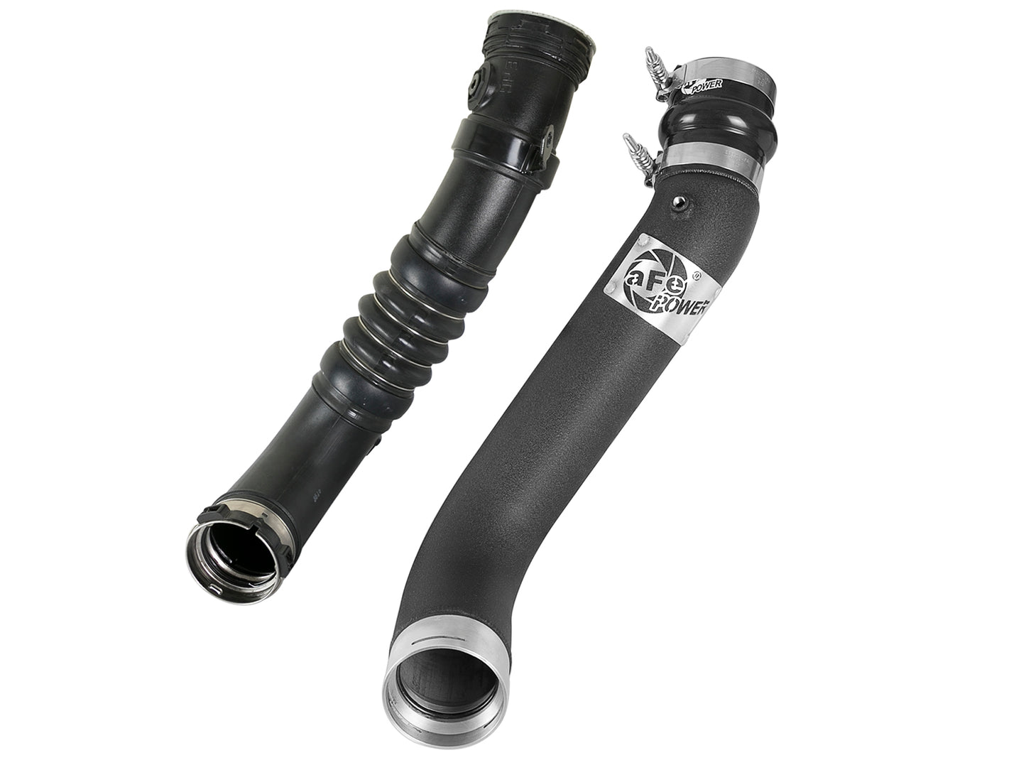aFe BladeRunner 3 IN Aluminum Cold Charge Pipe Black - Chevy/GMC 2017-2019 6.6L