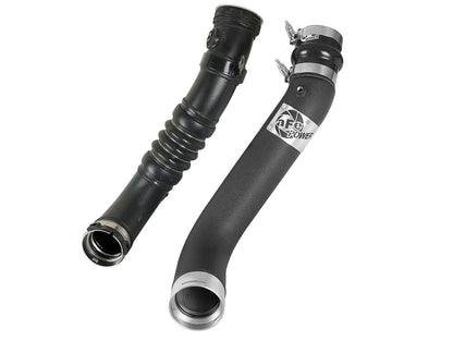 aFe BladeRunner 3 IN Aluminum Cold Charge Pipe Black - Chevy/GMC 2017-2019 6.6L