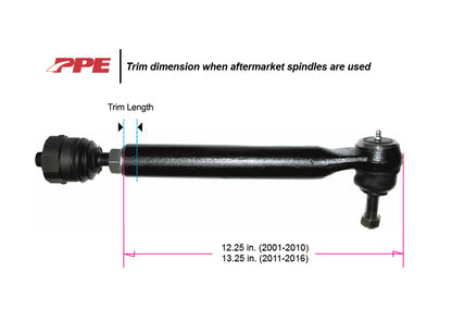 PPE Stage3 Forged Tie Rod Assemblies Pair 2011-2024