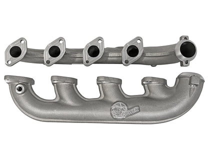 aFe BladeRunner Ported Ductile Iron Exhaust Manifold - Ford 2004-2007 6.0L