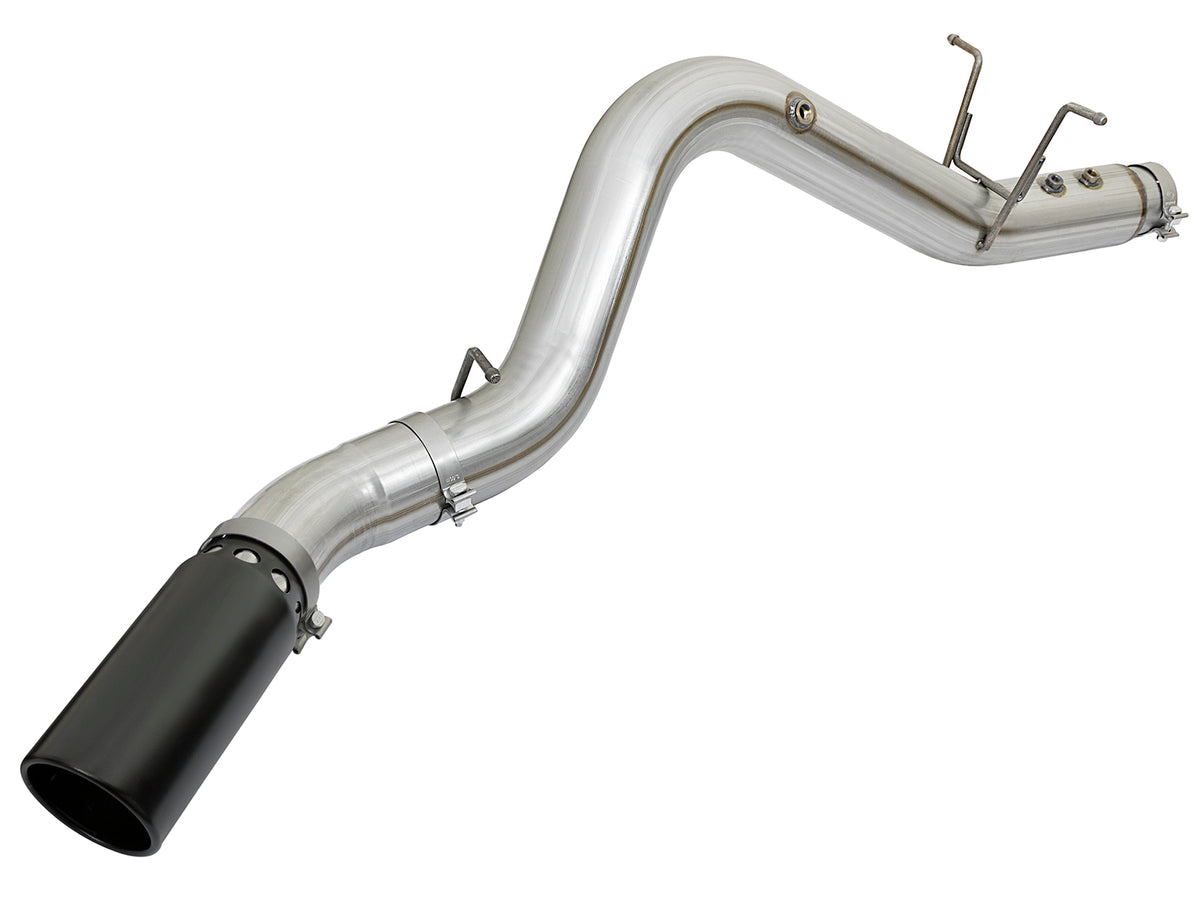 aFe ATLAS 4 IN Aluminized Steel DPF-Back Exhaust System w/Black Tip - Chevy/GMC 2017-2019 6.6L