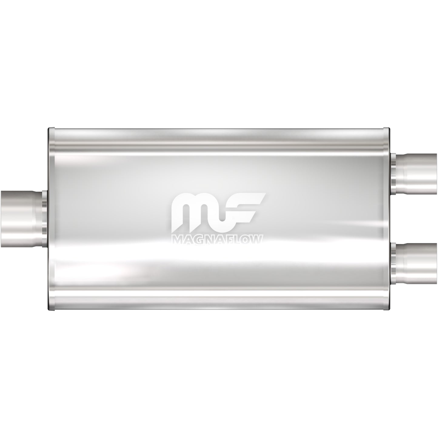 MagnaFlow 3.5 in/3 in Center/Dual; 5 in x 22 in x 11 in Body Muffler 12595
