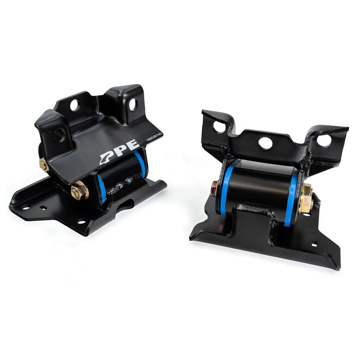 PPE Engine Mount Kit - 01-10 GM 6.6L Duramax - 40 Hardness Blue