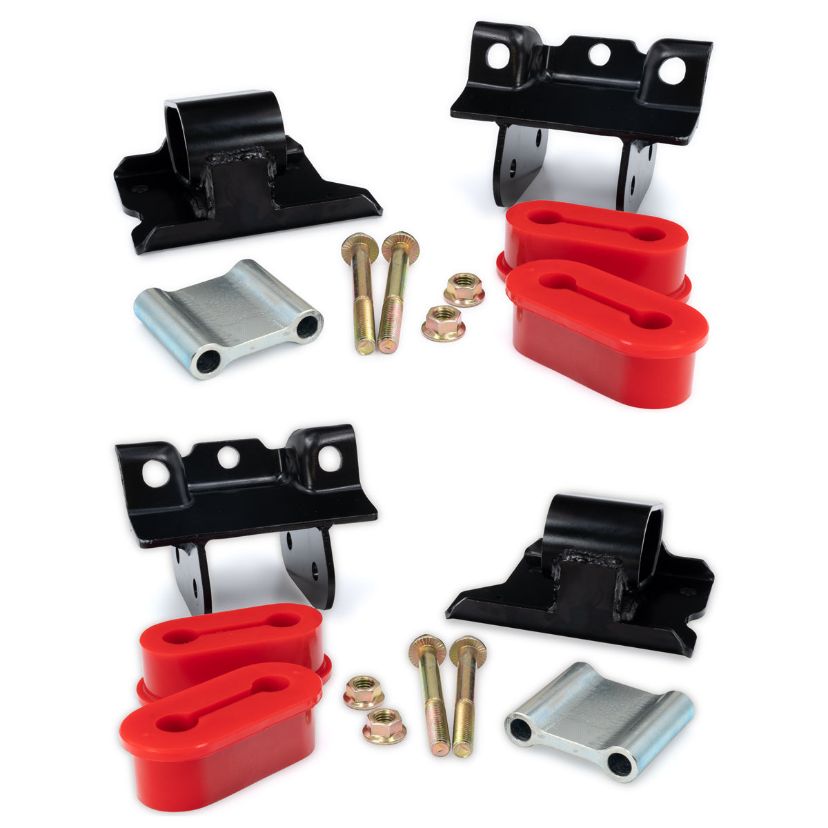 PPE 2001-2010 GM 6.6L Duramax Engine Mount Kit 50 Hardness