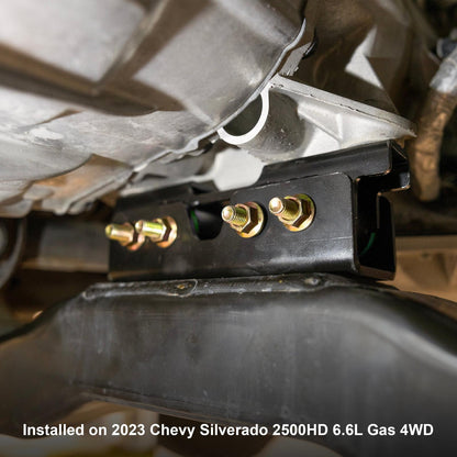 PPE 11-19 GM 2500/3500HD Allison 2WD, 20-23 6L90 4WD Transmission Mount-Red 70A Hardness (Race/Competition)