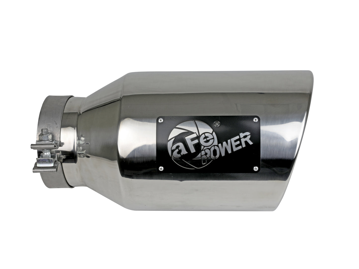 aFe MACH Force-Xp 304 Stainless Steel Clamp-on Exhaust Tip Polished - 49T50801-P15