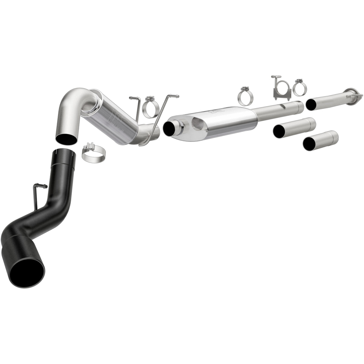 MagnaFlow Street Series Black Coated Cat-Back System 19376