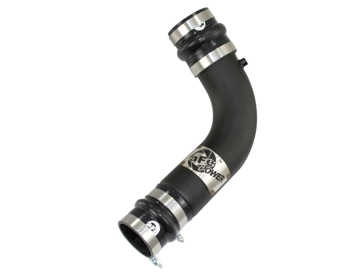 aFe BladeRunner 3-1/2 IN Aluminum Cold Charge Pipe Black - Dodge/Ram 2010-2012 6.7L
