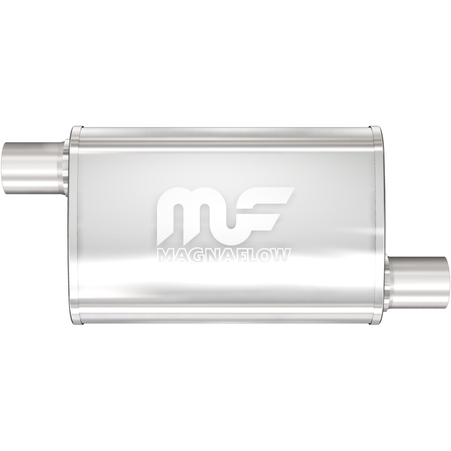 MagnaFlow 2.25 in/2.25 in Offset/Offset; 4 in x 14 in x 9 in Body Muffler 11235