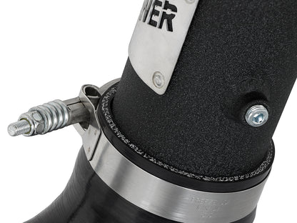 aFe BladeRunner 3 IN Aluminum Cold Charge Pipe Black - Ford 2017-2022 6.7L