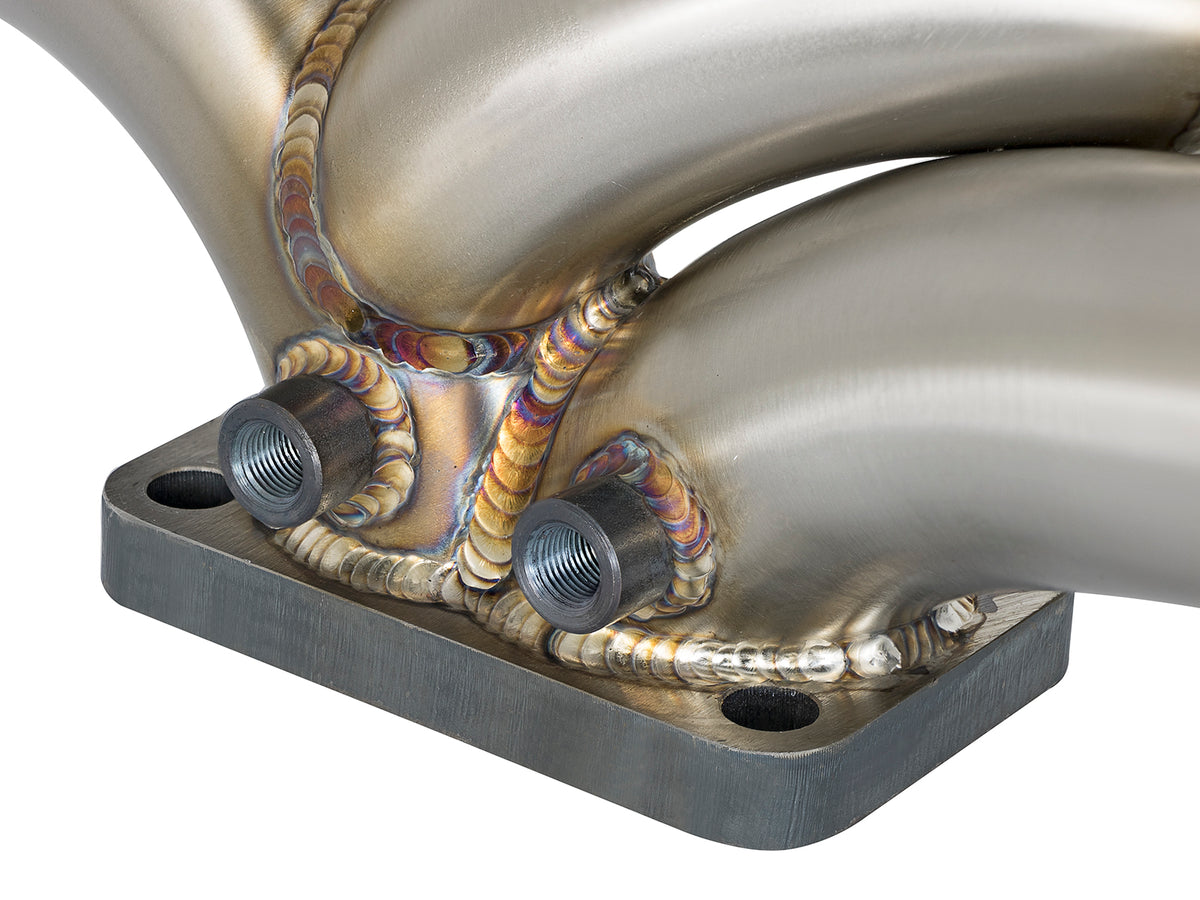 aFe Twisted Steel 304 Stainless Steel Header w/ T3 Turbo Flange