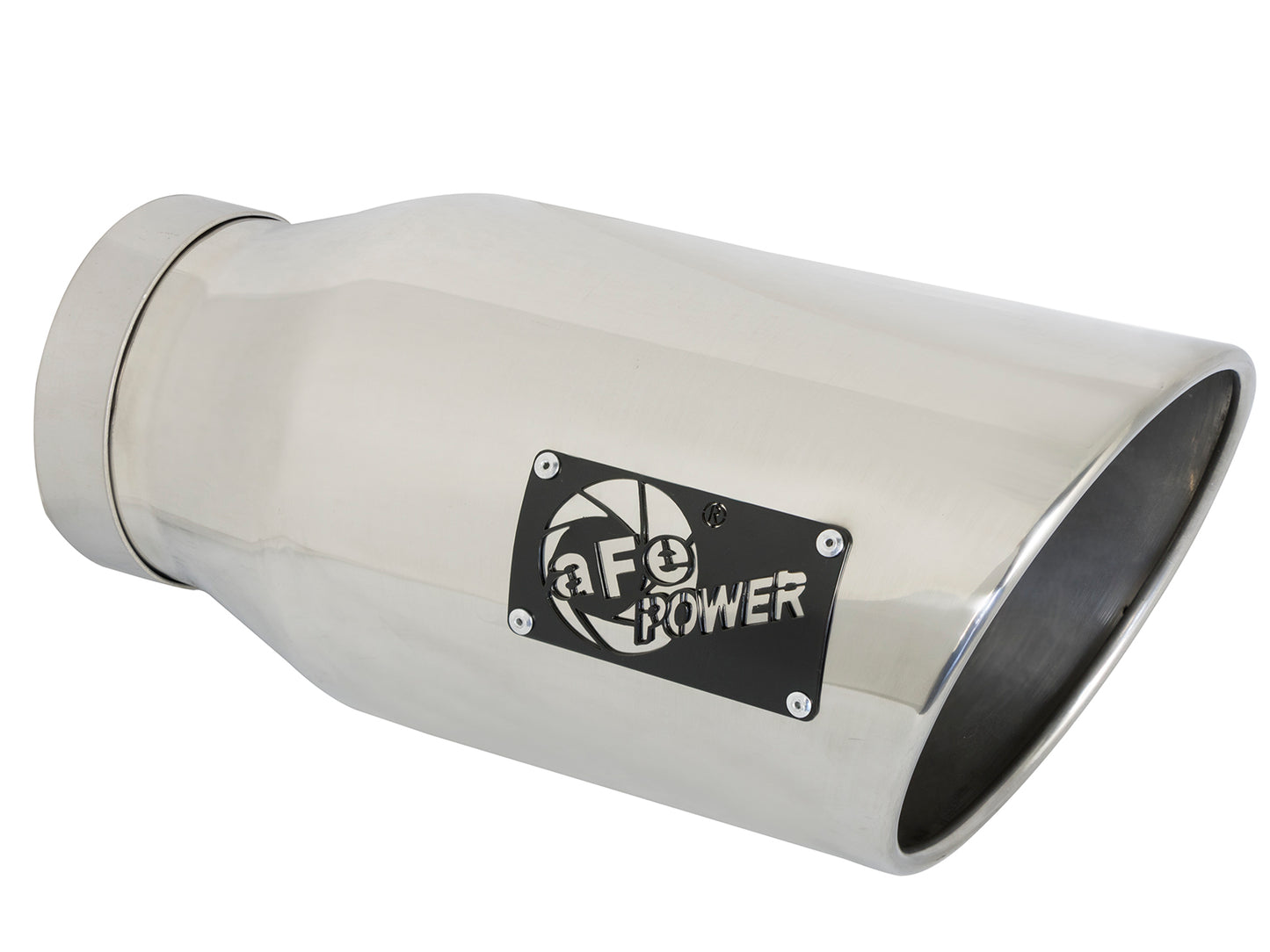 aFe MACH Force-Xp 304 Stainless Steel Clamp-on Exhaust Tip Polished - 49T50701-P15