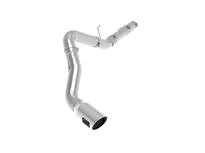 aFe ATLAS 5 IN Aluminized Steel DPF-Back Exhaust System w/Polished Tip - Ram 2019-2026 6.7L - 49-02078-P