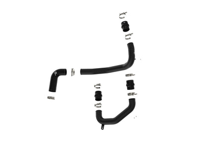 aFe BladeRunner 3 IN Aluminum Hot and Cold Charge Pipe Kit Black - Ford 2008-2010 6.4L