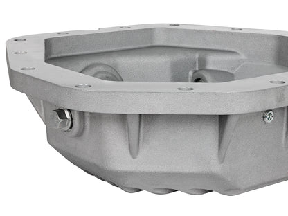 aFe Street Series Rear Differential Cover Raw w/ Machined Fins - Ford 2017-2023 6.7L - Axle Type Dana M300