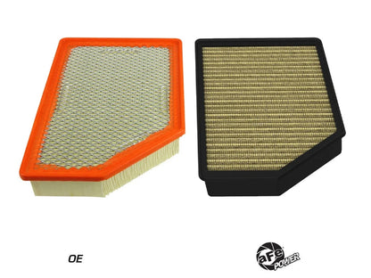 aFe Magnum FLOW OE Replacement Air Filter w/ Pro GUARD 7 Media & Foam Pre-Filter - Chevy/GMC 2020-2026 6.6L