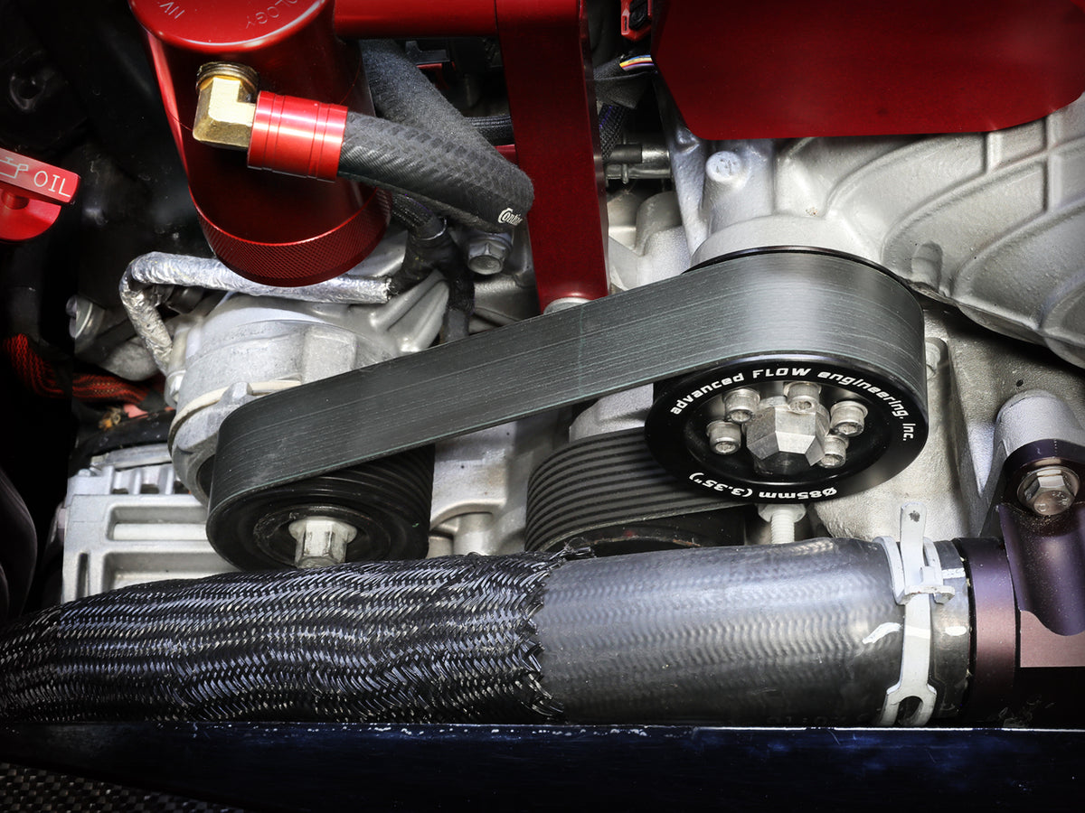 aFe Billet Aluminum Supercharger Power Pulley - 3.35 IN