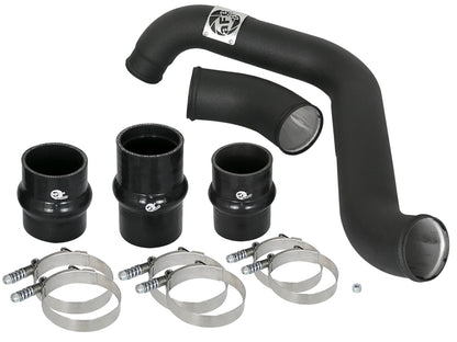 aFe BladeRunner 3 IN Aluminum Hot Charge Pipe Black - Chevy/GMC 2017-2019 6.6L