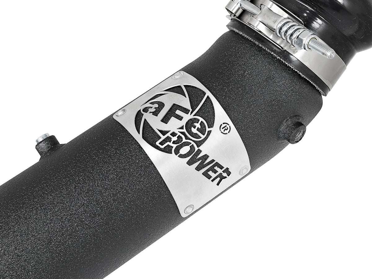 aFe BladeRunner 3 IN Aluminum Cold Charge Pipe Black - Chevy/GMC 2017-2019 6.6L
