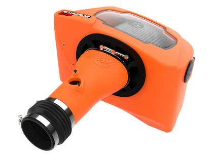 aFe Momentum HD Cold Air Intake System Orange w/ Pro DRY S Filter - 2022-2026 3.3L