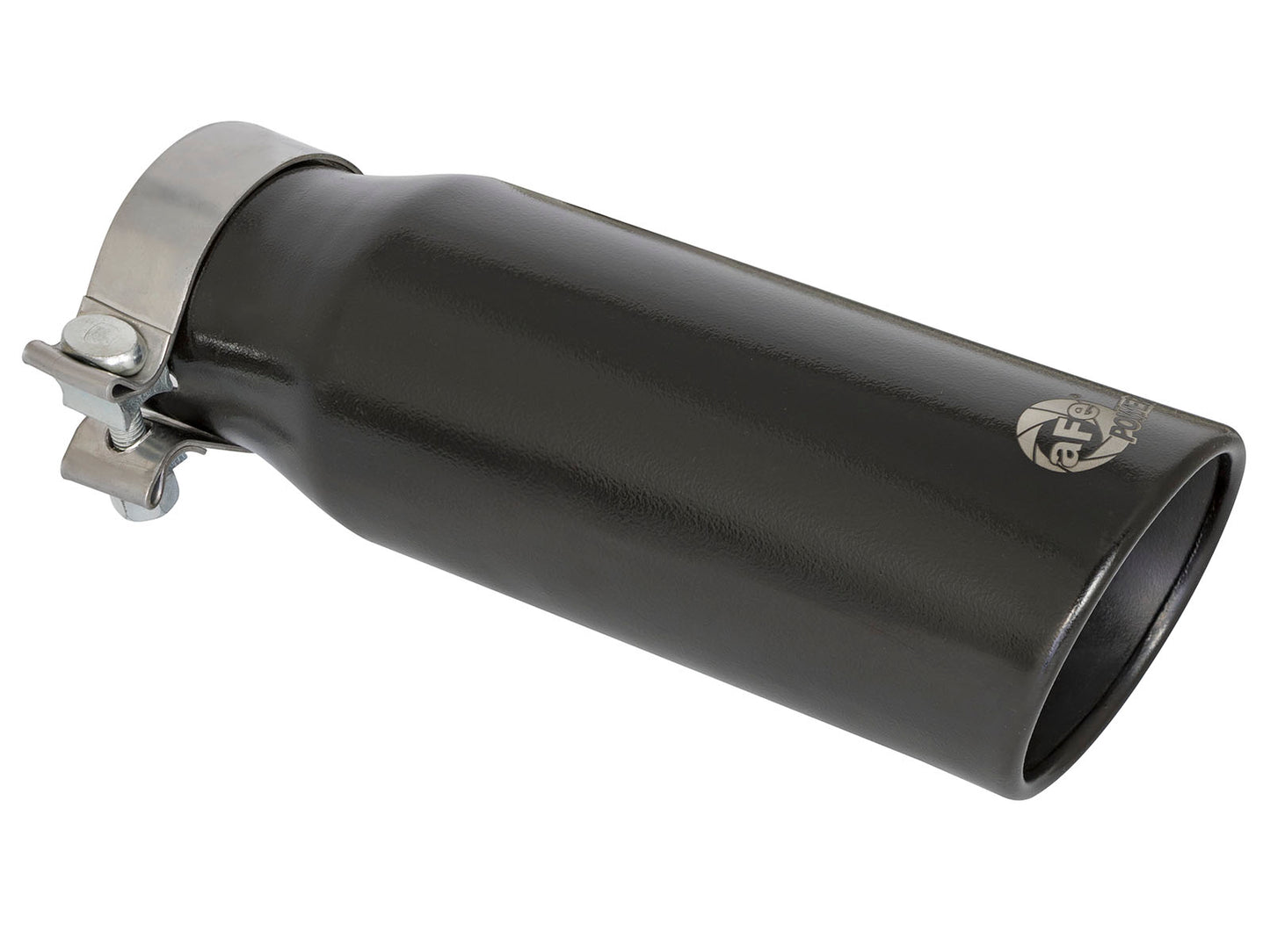 aFe MACH Force-Xp 409 Stainless Steel Clamp-on Exhaust Tip Black Rear Exit