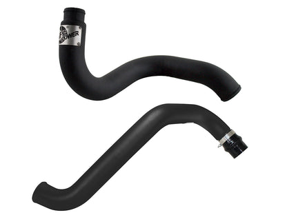aFe BladeRunner 3 IN Aluminum Hot and Cold Charge Pipe Kit Black - Chevy/GMC 2002-2004 6.6L