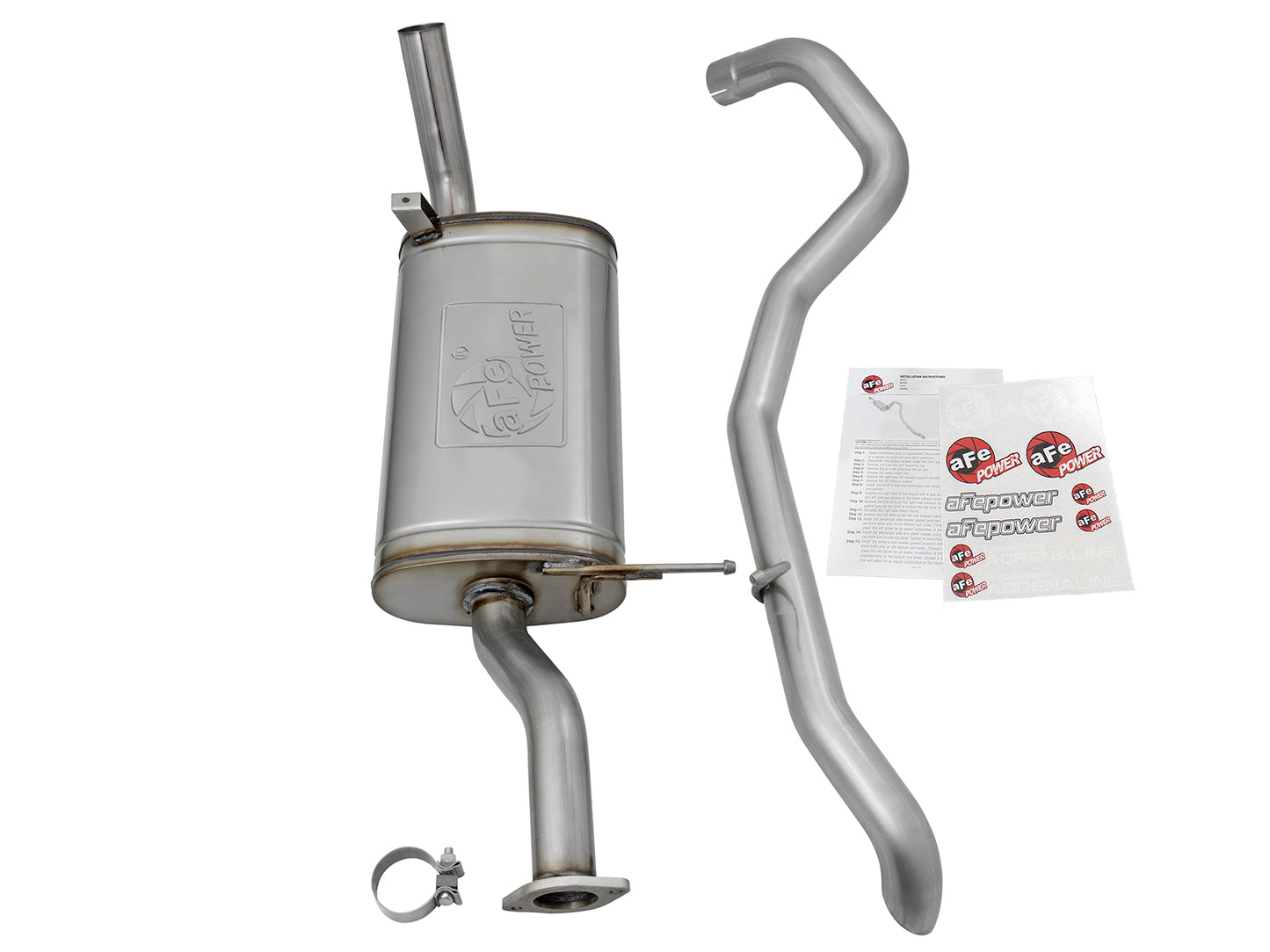 aFe MACH Force-Xp 2-1/2 IN 409 Stainless Steel Cat-Back Hi-Tuck Exhaust System - 49-46122