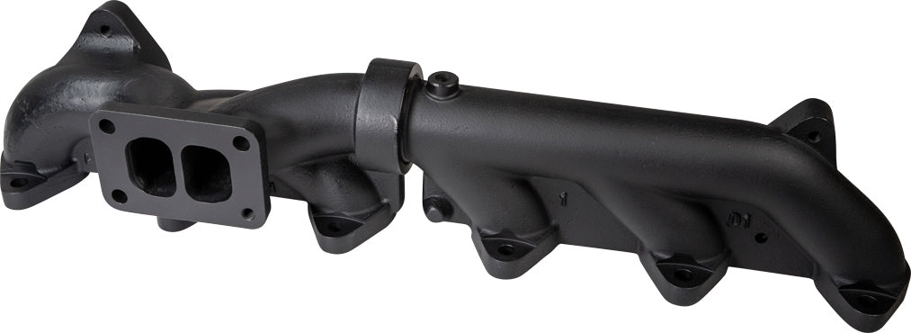 ATS Pulse Flow Exhaust Manifold Kit Fits 2007.5-2018 6.7L Cummins 2-Pc Holset With Gaskets Turbo Flange Hardware