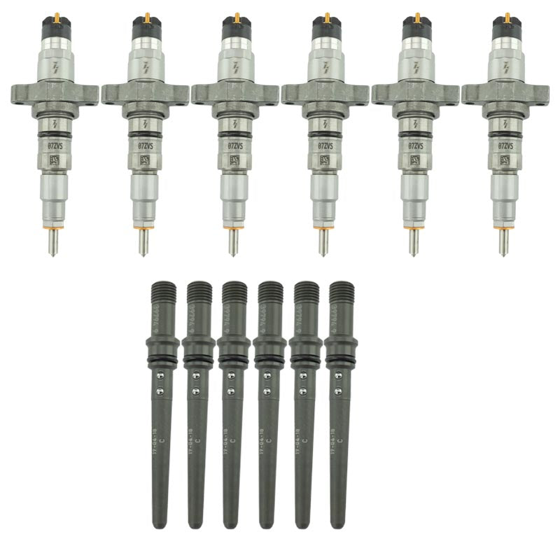 Industrial Injection Dodge Remain Injector Pack For 03-04 5.9L Cummins Stock With Connecting Tubes