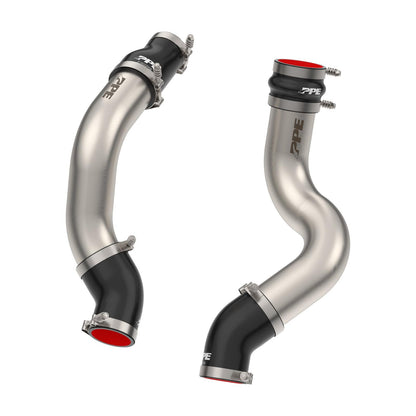 PPE Intercooler Charge Pipe Kit - Ram 6.7L Cummins 2019-2025 - Brushed