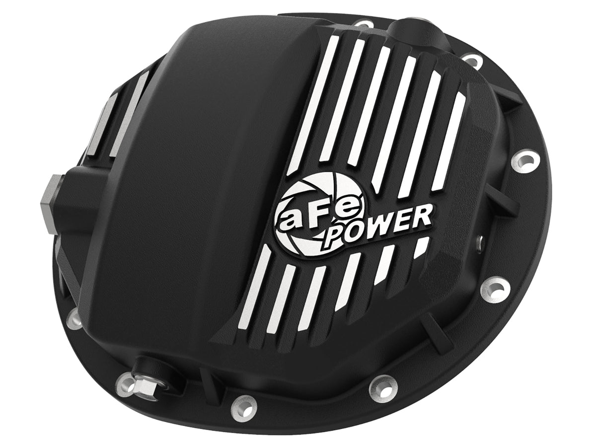 aFe Pro Series AAM 9.5/9.76 Rear Differential Cover Black w/ Machined Fins