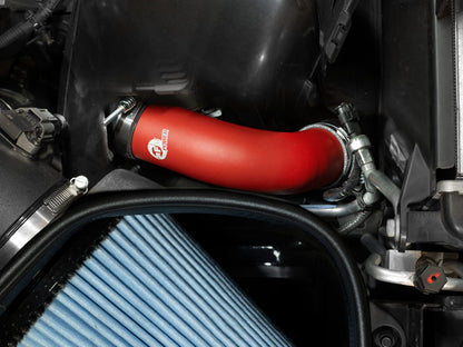 aFe BladeRunner Aluminum Hot and Cold Charge Pipe Kit Black - Ram 2025-2026 6.7L - Red