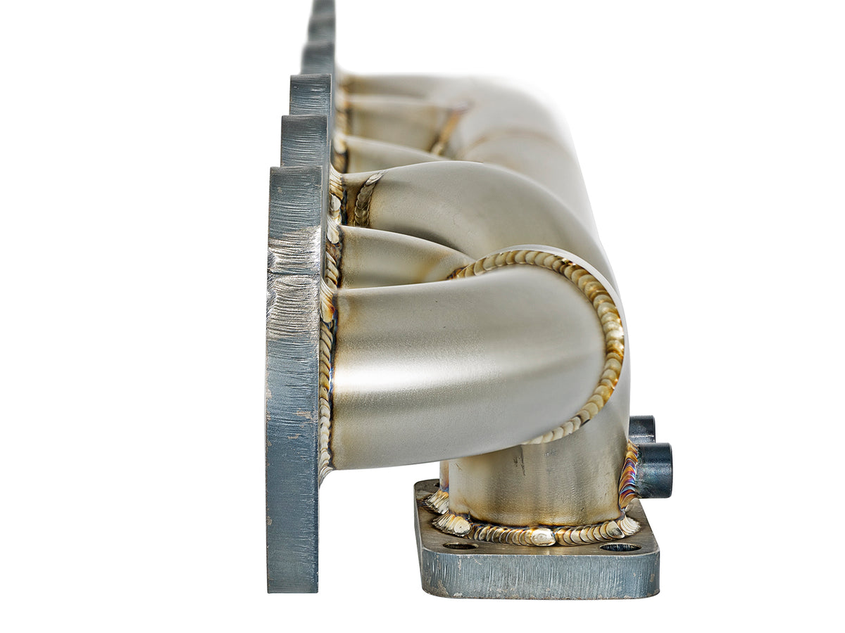 aFe Twisted Steel 304 Stainless Steel Header w/ T3 Turbo Flange
