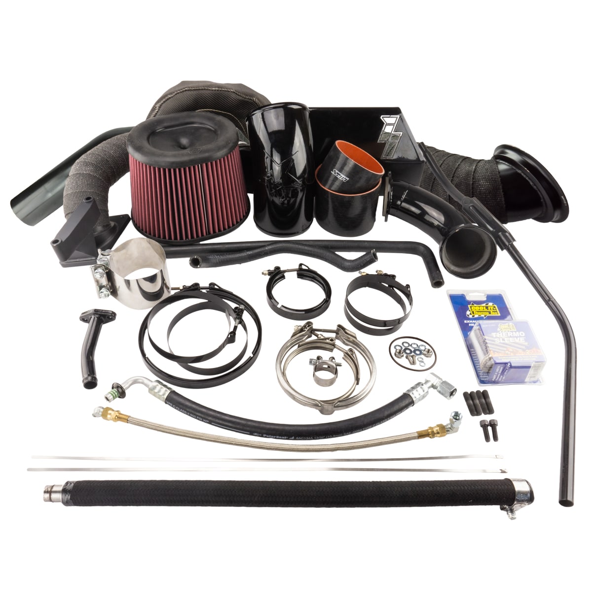 Industrial Injection Dodge Quick Spool Compound Turbo Kit For 03-07 3rd Gen 5.9L Cummins Kit Only